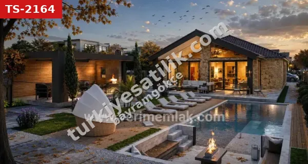 Doğanın Huzuru, Modern Mimarinin Konforu ve Mahremiyetin Satılık 3+1 Villa