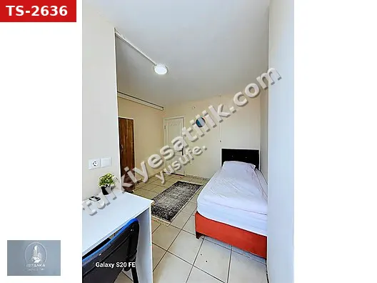 KARTLI GİRİŞ-KAMERALI WC BANYOLU EŞYALI FATURALAR DAHİL STÜDYO