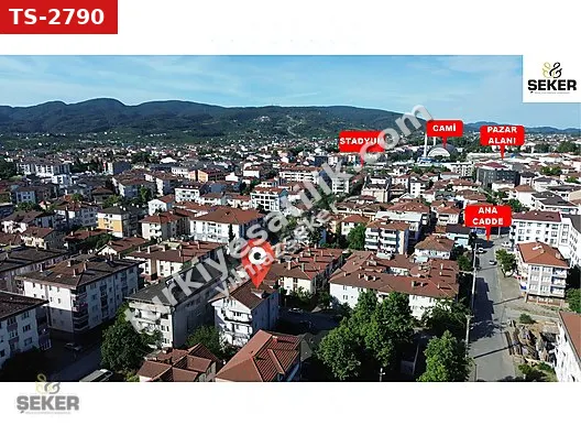 54- ŞEKER GAYRİMENKUL YENİ MAH. 70 m2-2+1 EŞYALI KİRALIK DAİRE